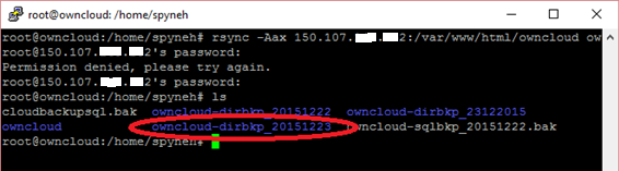 Backup dan Restore Owncloud Ke Server Lain
