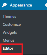 Disable Theme Editor Menu WordPress