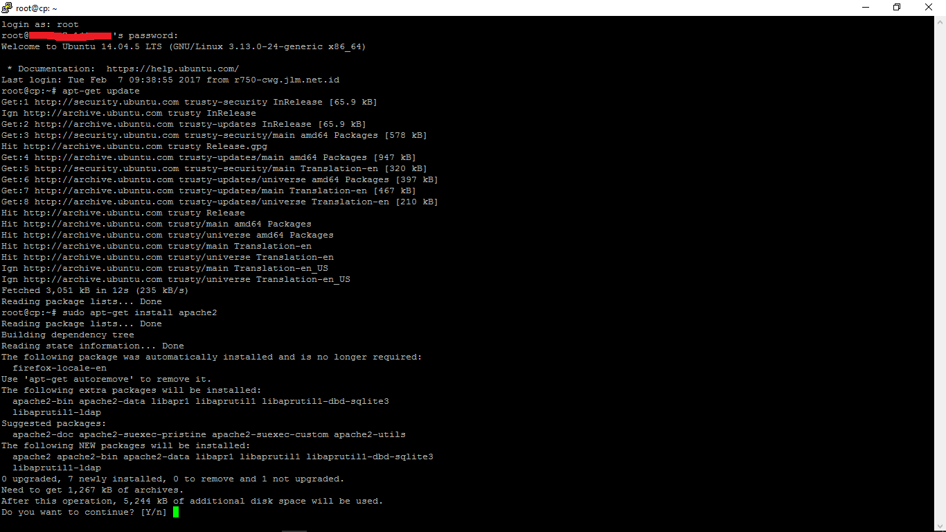 Install LAMP di Ubuntu Server 14.04